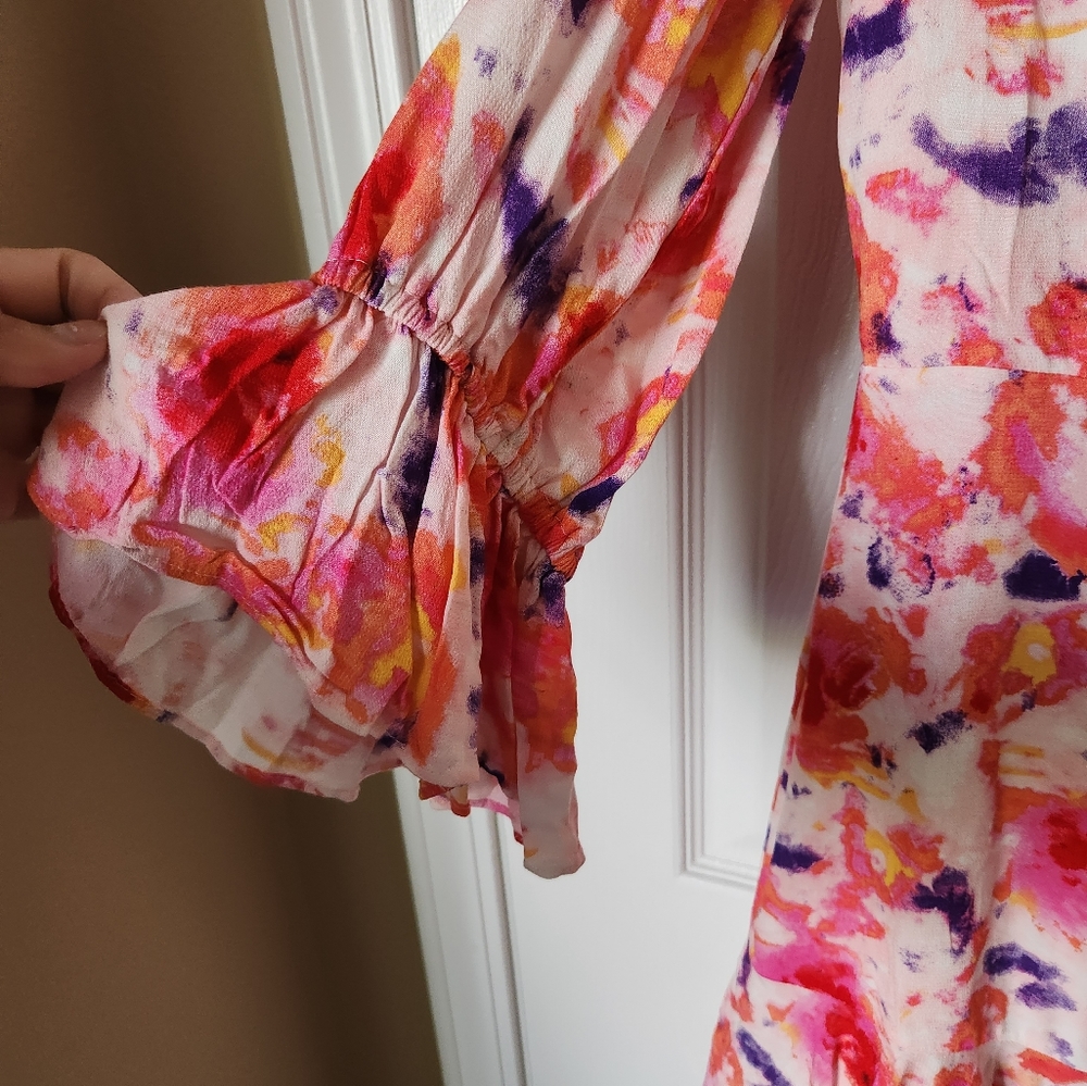 BETSY JOHNSON floral ruffle dress 😍 👌 ✨️ ♥️ - Picture 4 of 6